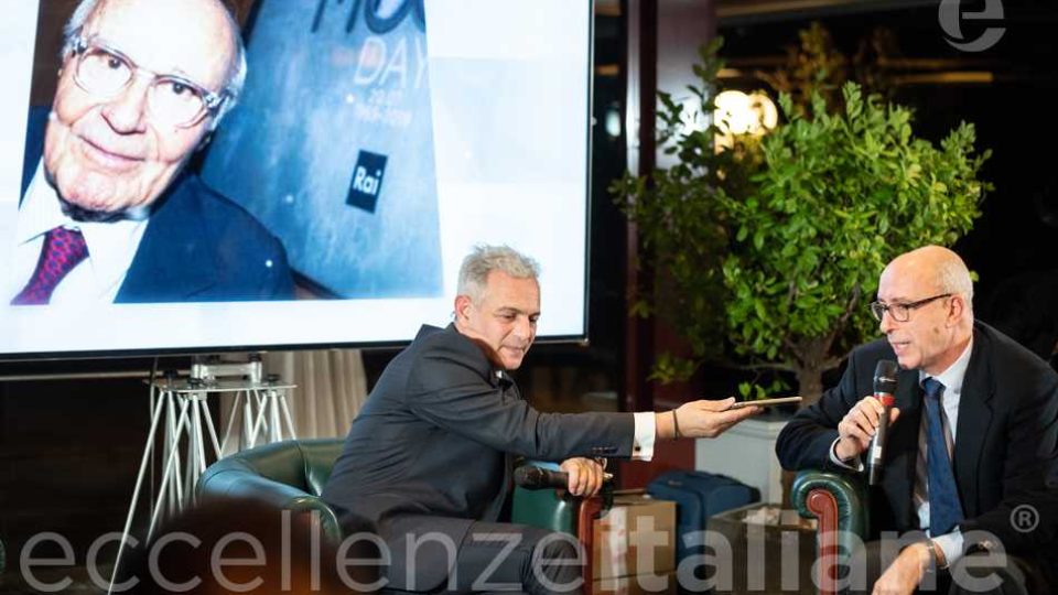 Tito Stagno In Collegamento Telefonico Con Lorenzo Fazio E Muscari