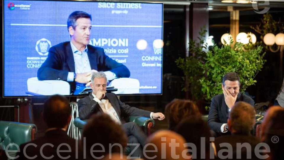 Orazio Iacono e Piero Muscari durante la proiezione della storia